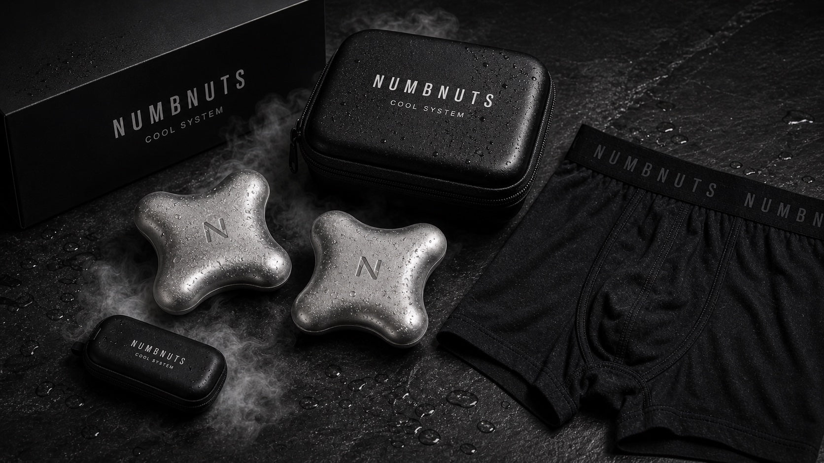 NUMBNUTS Cooling Kit with liner, Chill Inserts, insulated case, and guide